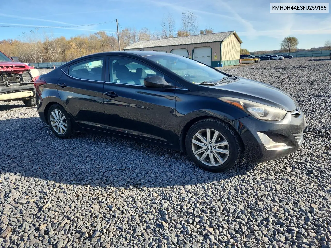 KMHDH4AE3FU259185 2015 Hyundai Elantra Se
