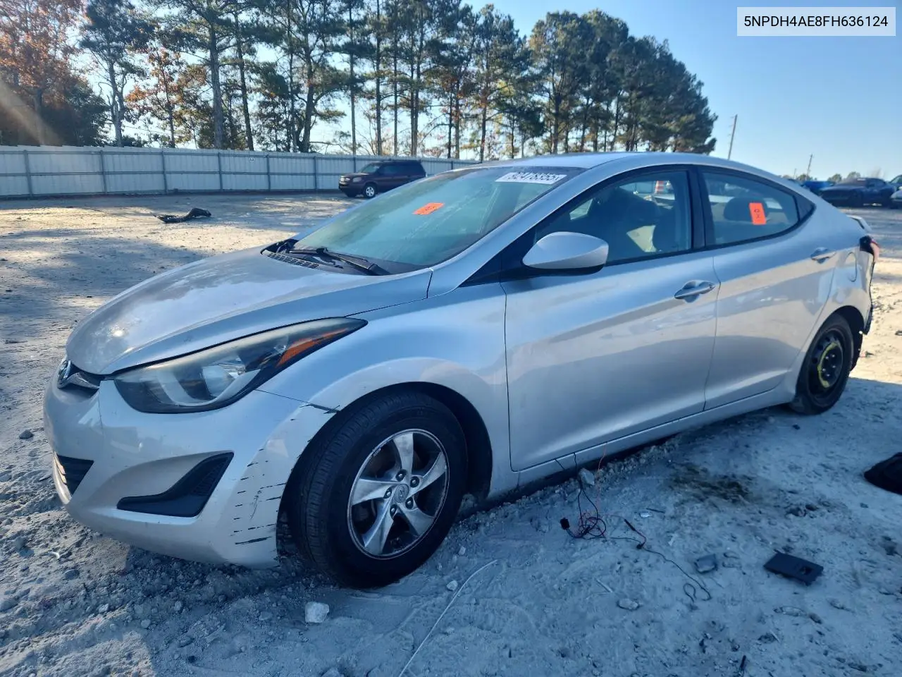 5NPDH4AE8FH636124 2015 Hyundai Elantra Se