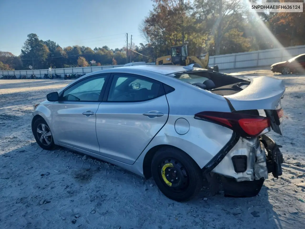 5NPDH4AE8FH636124 2015 Hyundai Elantra Se