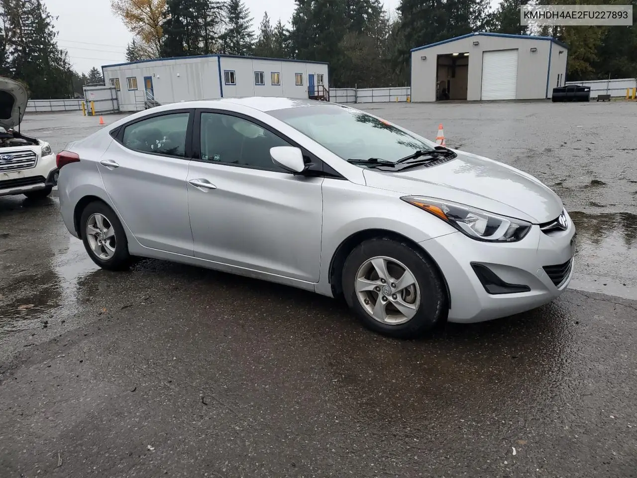 KMHDH4AE2FU227893 2015 Hyundai Elantra Se
