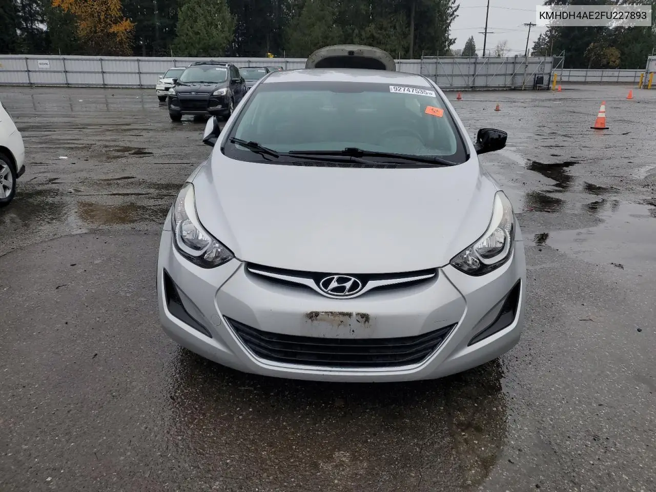 KMHDH4AE2FU227893 2015 Hyundai Elantra Se