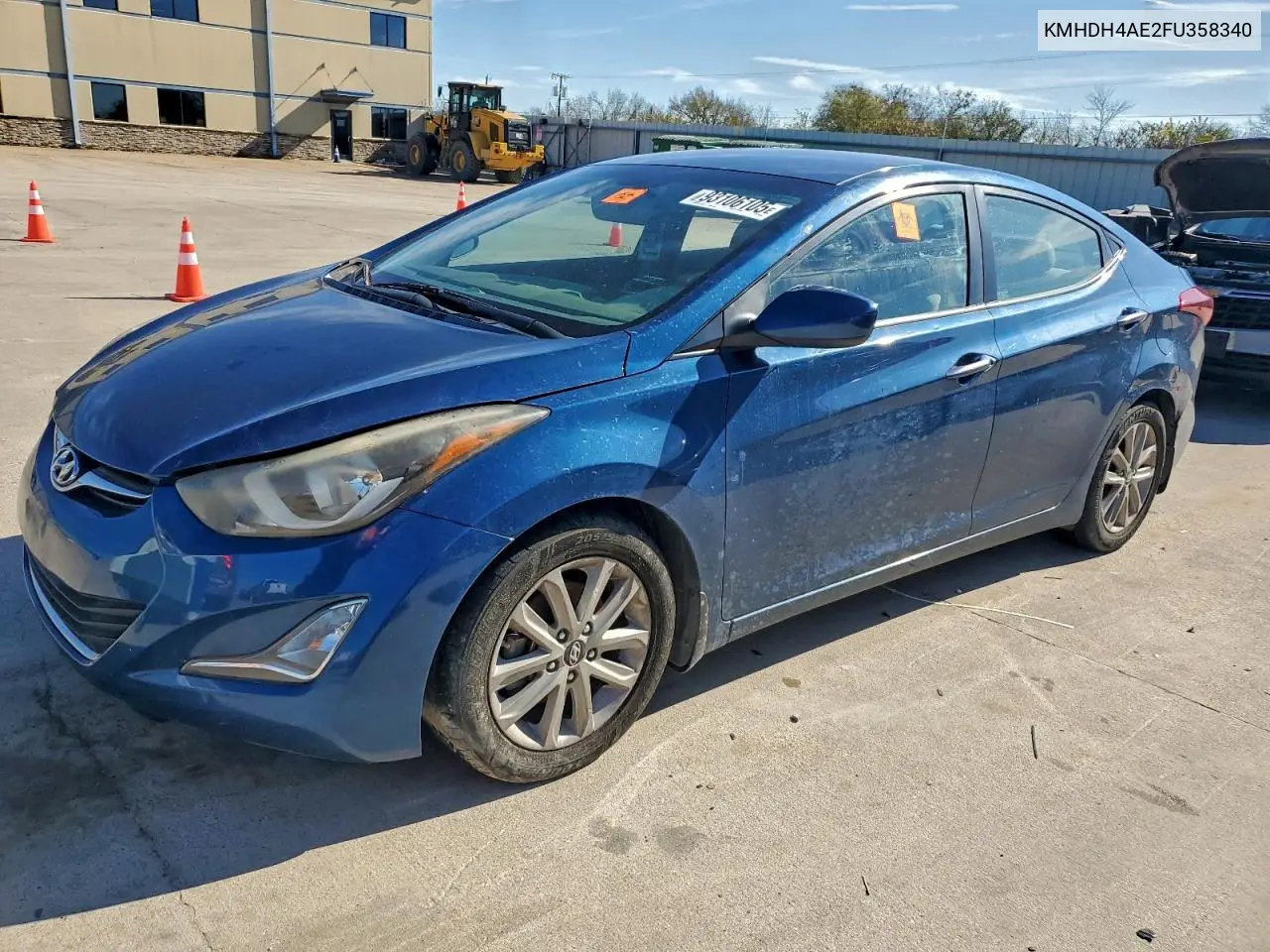 KMHDH4AE2FU358340 2015 Hyundai Elantra Se