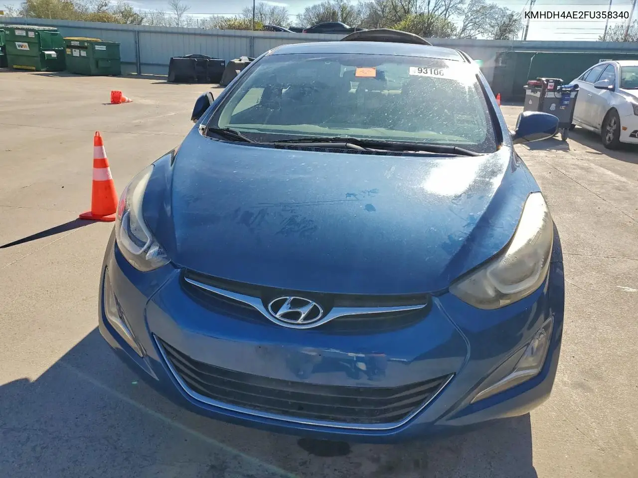 KMHDH4AE2FU358340 2015 Hyundai Elantra Se