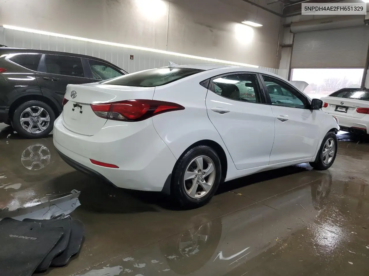 5NPDH4AE2FH651329 2015 Hyundai Elantra Se