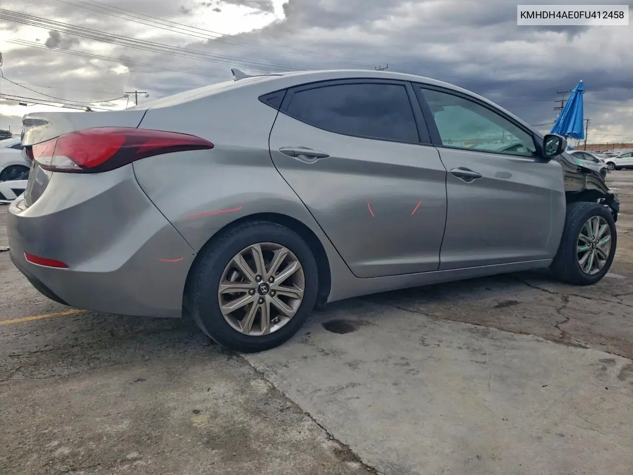 KMHDH4AE0FU412458 2015 Hyundai Elantra Se
