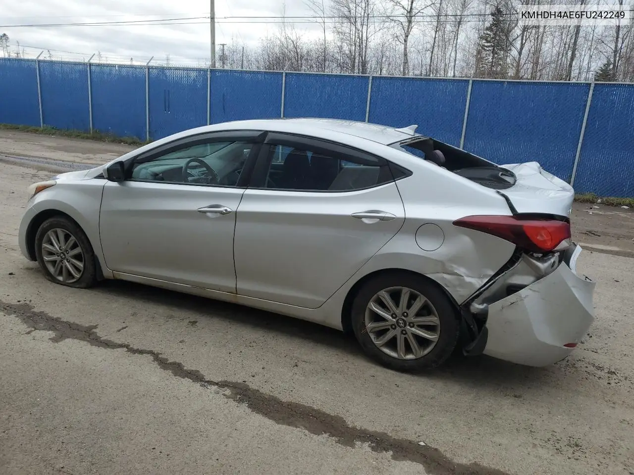 KMHDH4AE6FU242249 2015 Hyundai Elantra Se