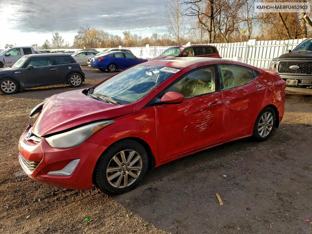 KMHDH4AE8FU452903 2015 Hyundai Elantra Se