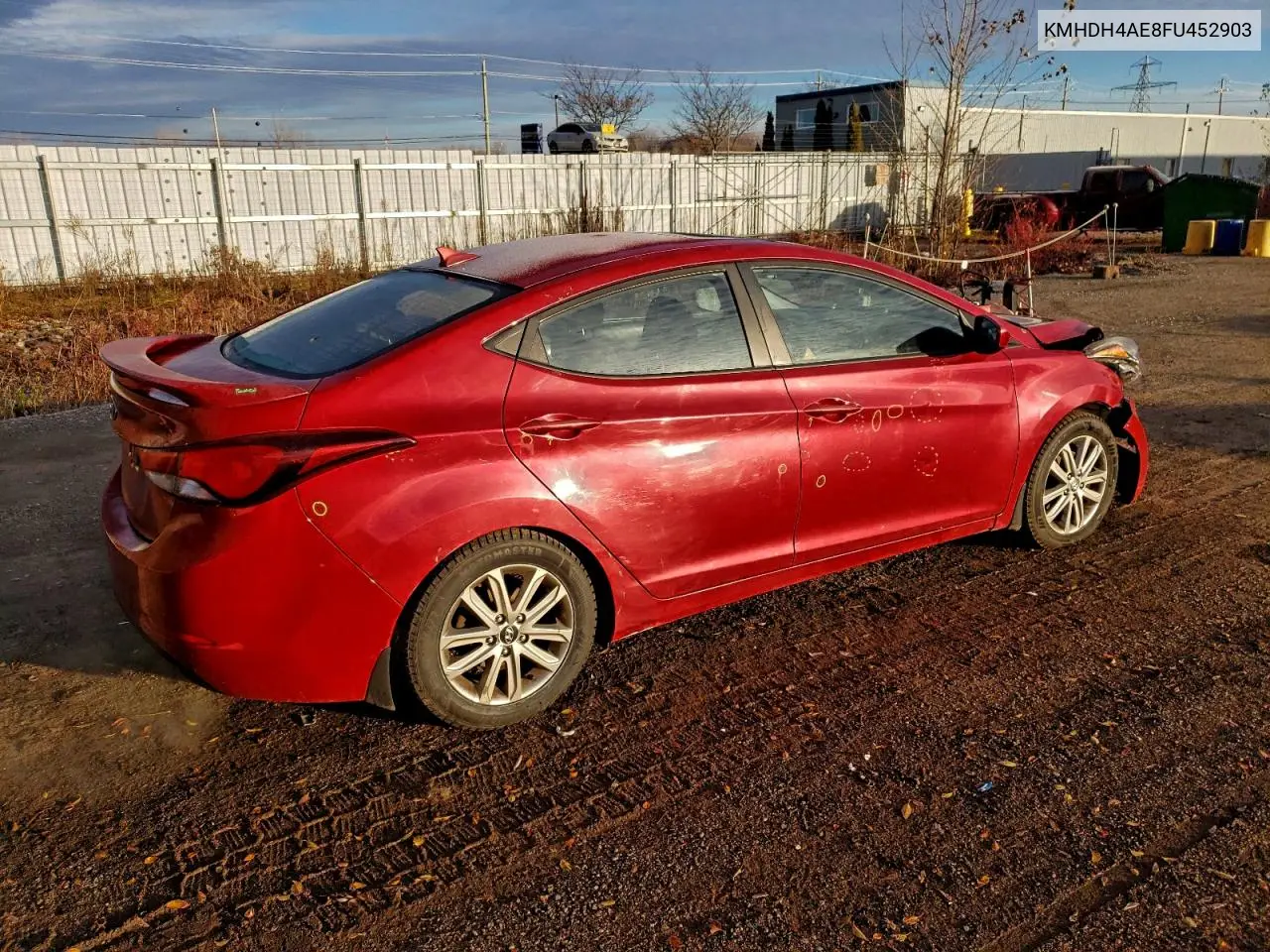KMHDH4AE8FU452903 2015 Hyundai Elantra Se
