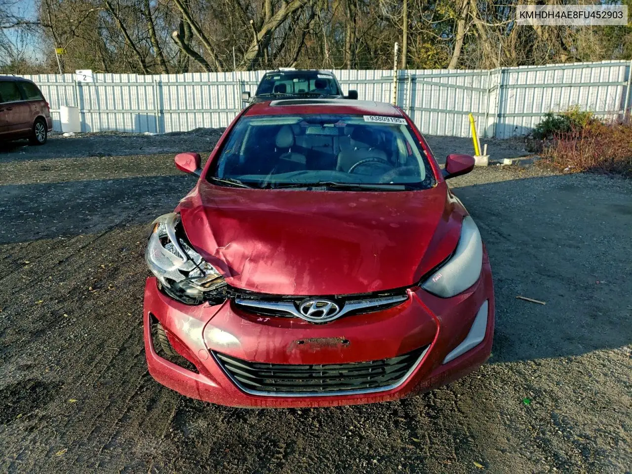 KMHDH4AE8FU452903 2015 Hyundai Elantra Se