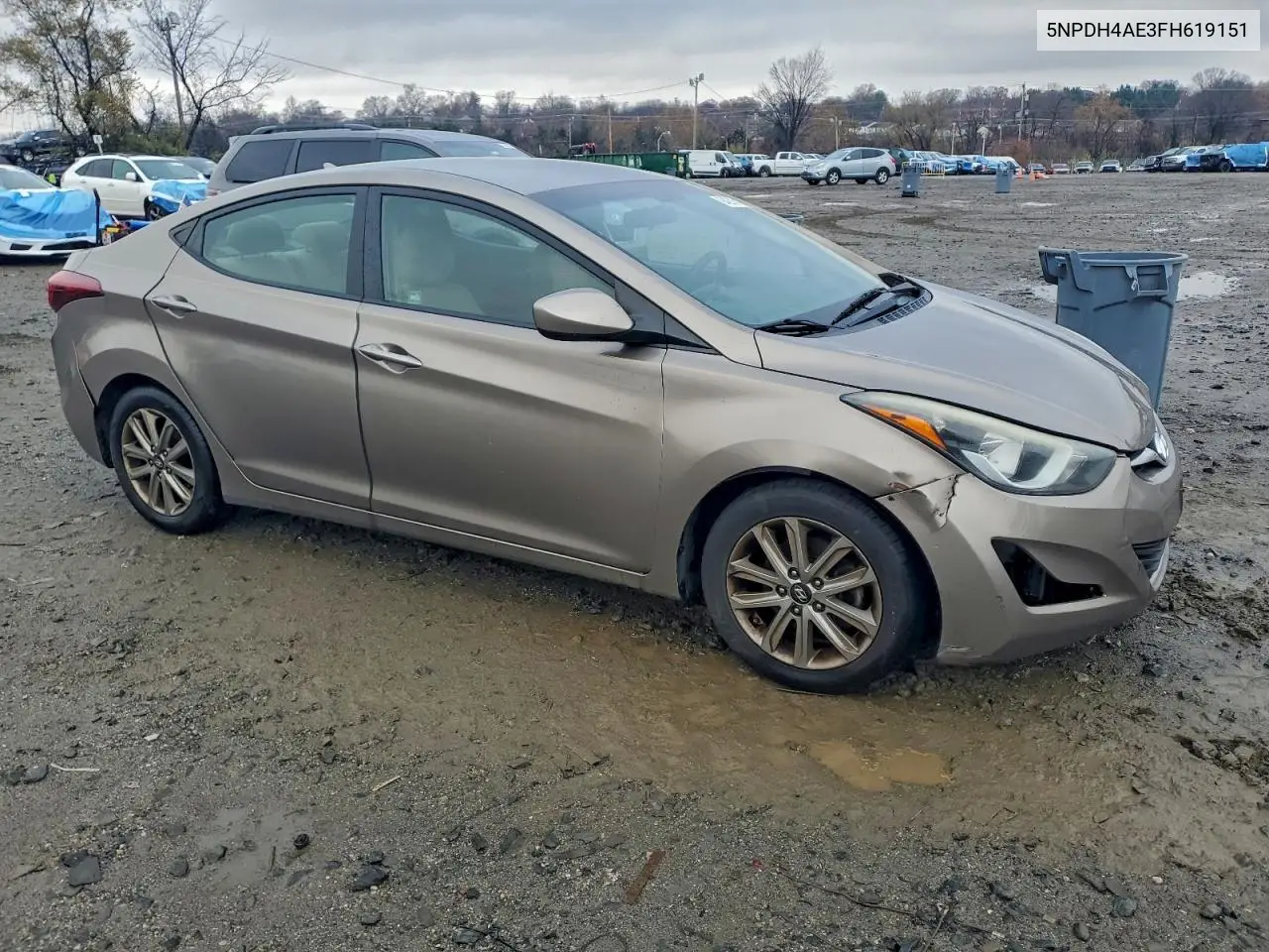 5NPDH4AE3FH619151 2015 Hyundai Elantra Se