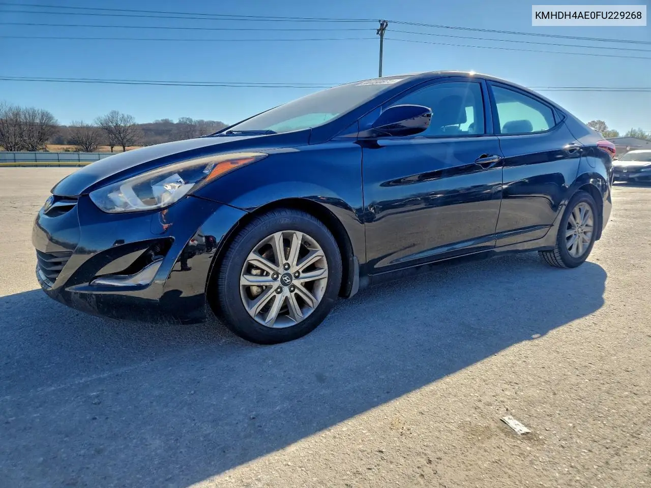 KMHDH4AE0FU229268 2015 Hyundai Elantra Se