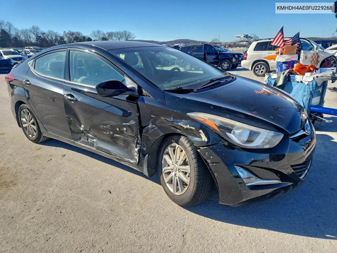 KMHDH4AE0FU229268 2015 Hyundai Elantra Se
