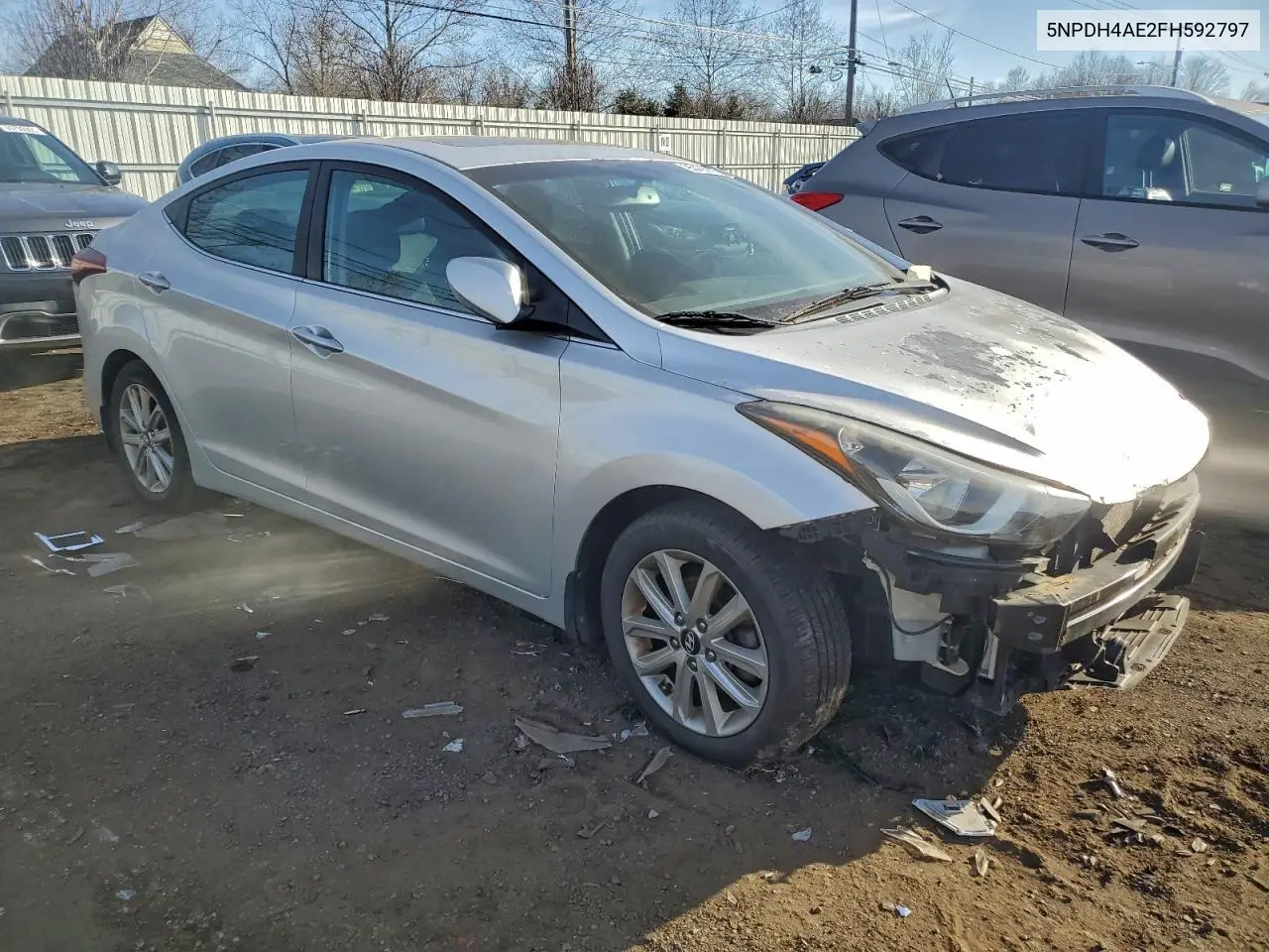 5NPDH4AE2FH592797 2015 Hyundai Elantra Se