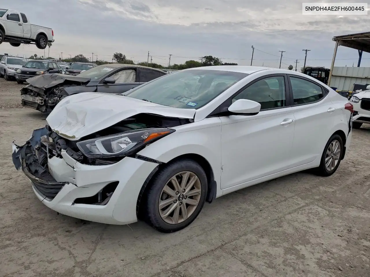 5NPDH4AE2FH600445 2015 Hyundai Elantra Se