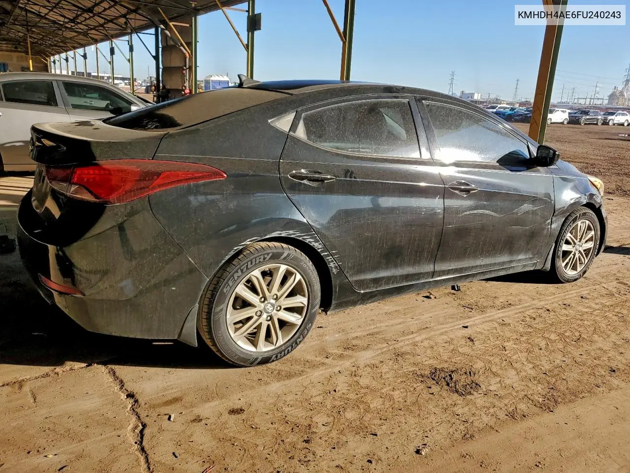 KMHDH4AE6FU240243 2015 Hyundai Elantra Se