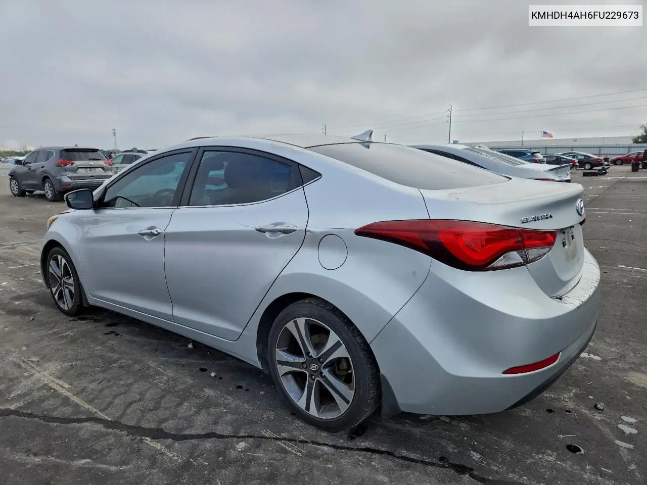 KMHDH4AH6FU229673 2015 Hyundai Elantra Se