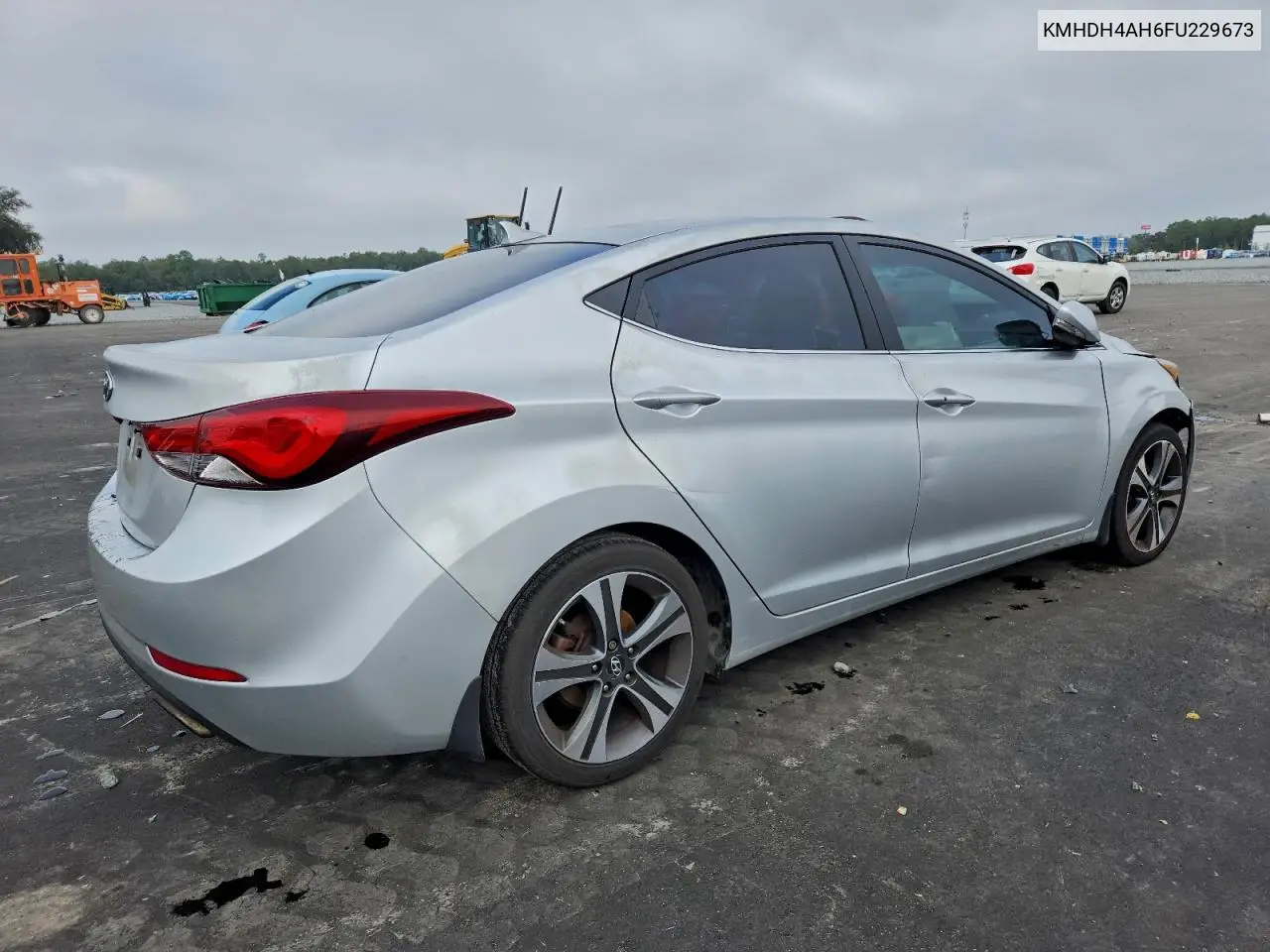 KMHDH4AH6FU229673 2015 Hyundai Elantra Se