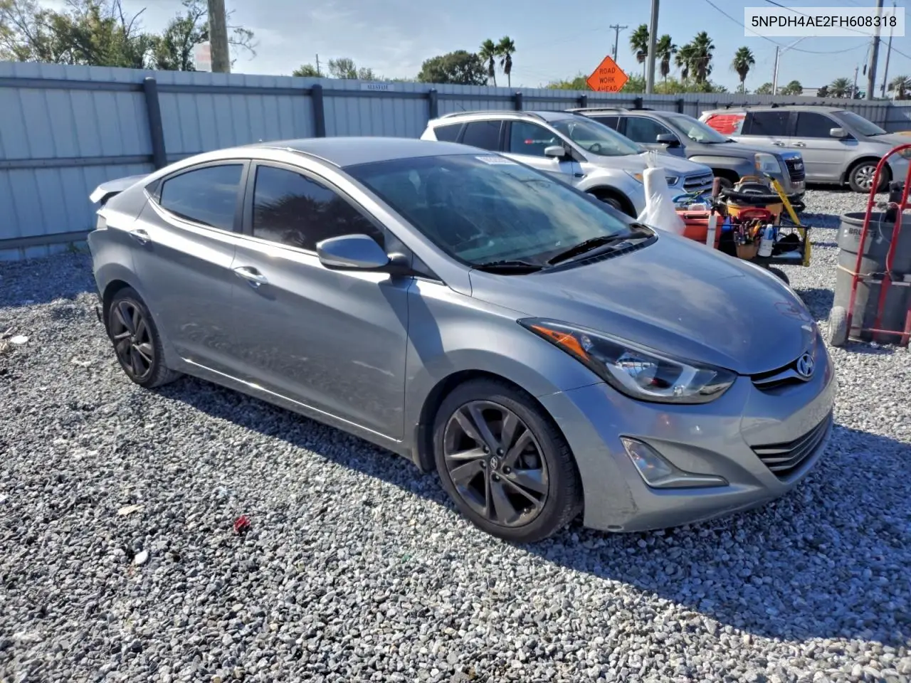 5NPDH4AE2FH608318 2015 Hyundai Elantra Se