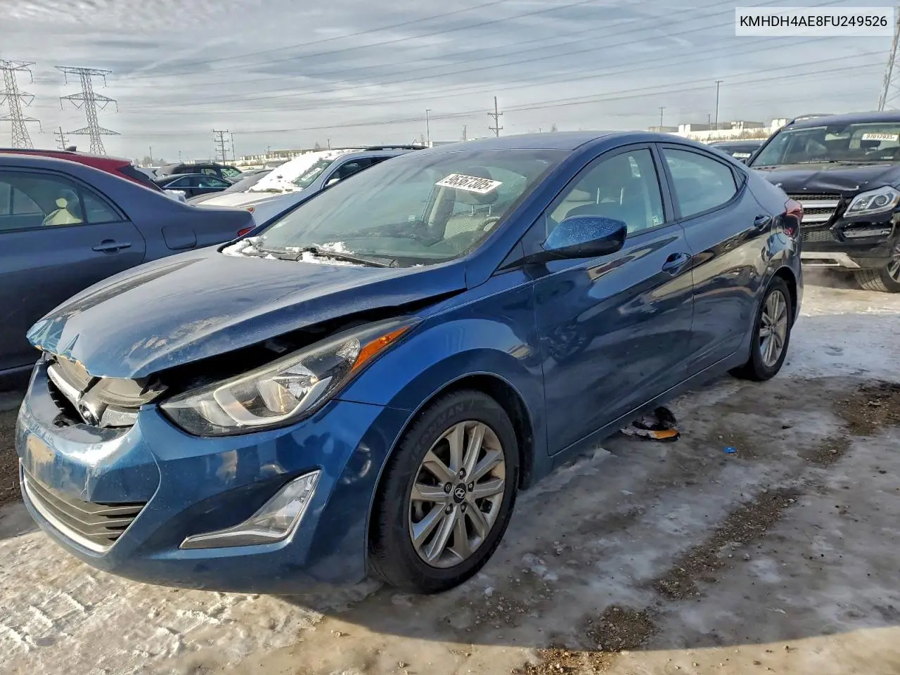 KMHDH4AE8FU249526 2015 Hyundai Elantra Se