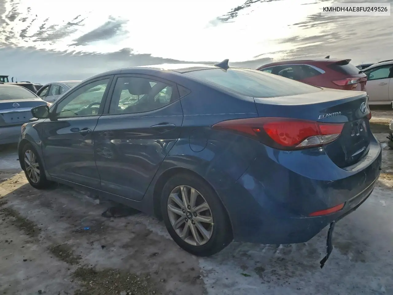 KMHDH4AE8FU249526 2015 Hyundai Elantra Se
