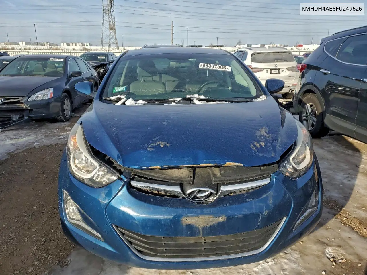 KMHDH4AE8FU249526 2015 Hyundai Elantra Se