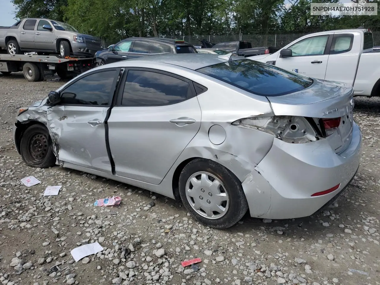 5NPDH4AE7GH751928 2016 Hyundai Elantra Se