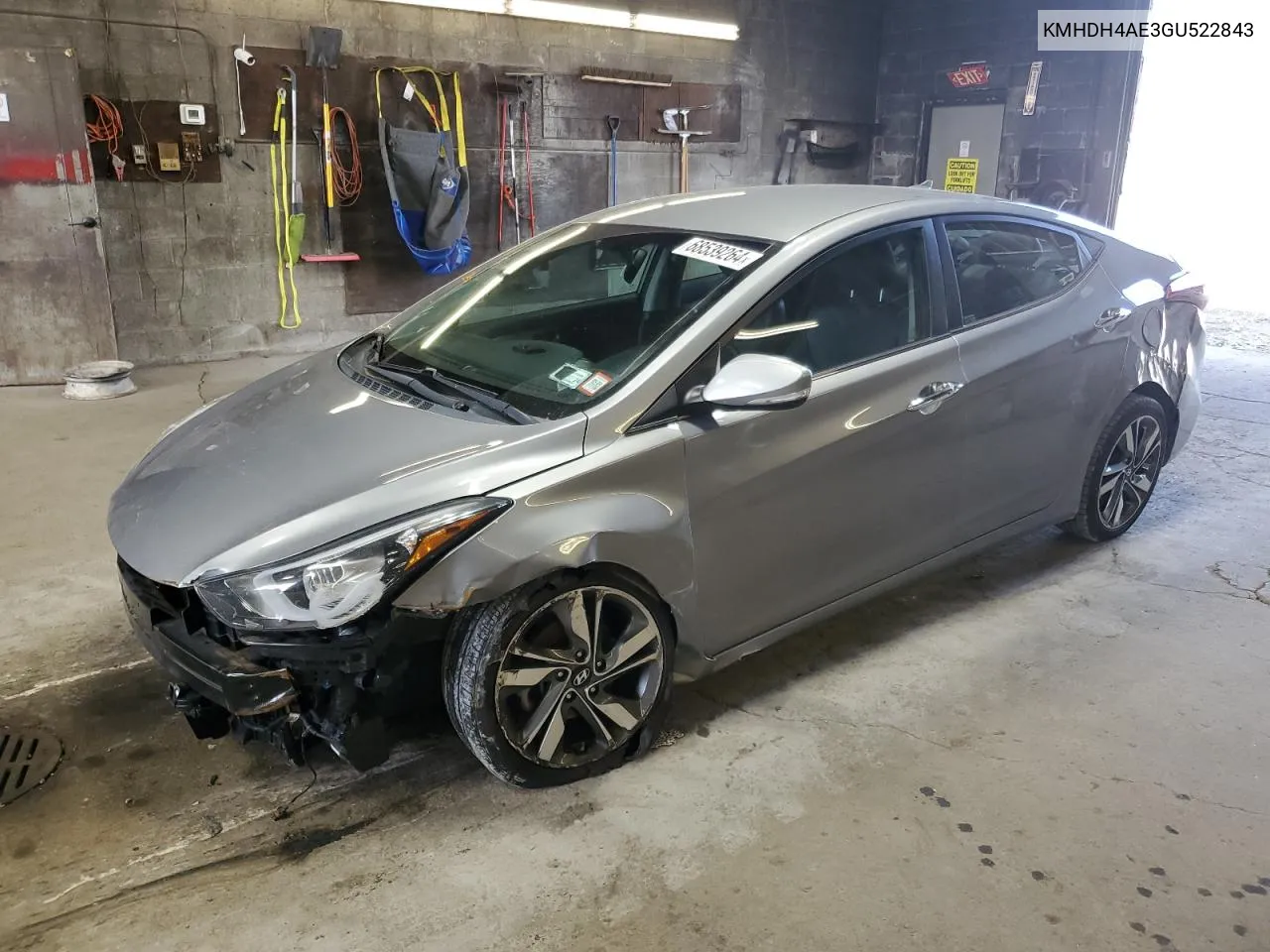 KMHDH4AE3GU522843 2016 Hyundai Elantra Se