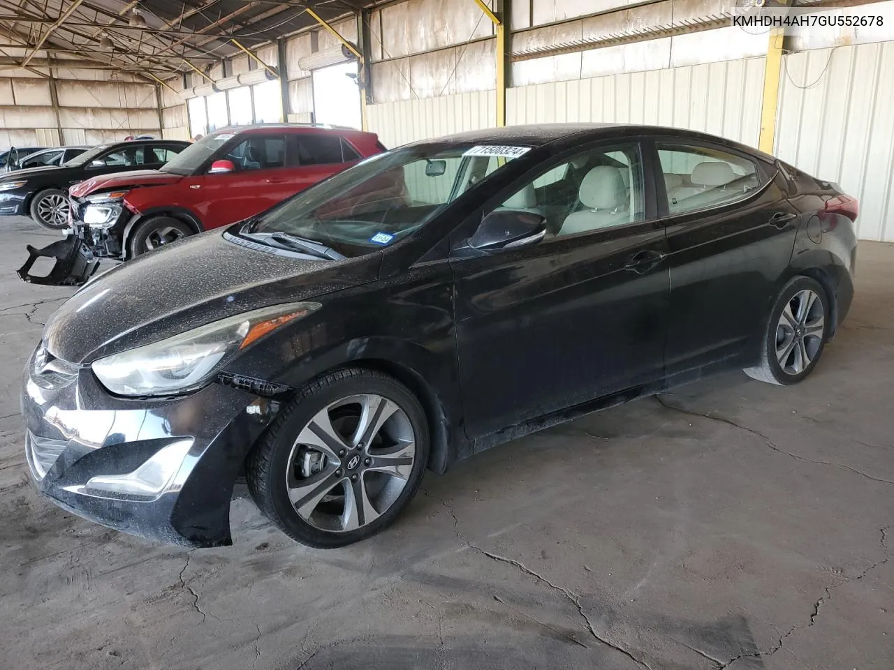 2016 Hyundai Elantra Se VIN: KMHDH4AH7GU552678 Lot: 71500324