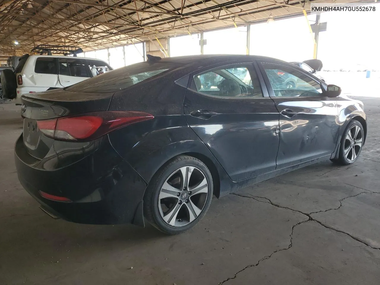 2016 Hyundai Elantra Se VIN: KMHDH4AH7GU552678 Lot: 71500324