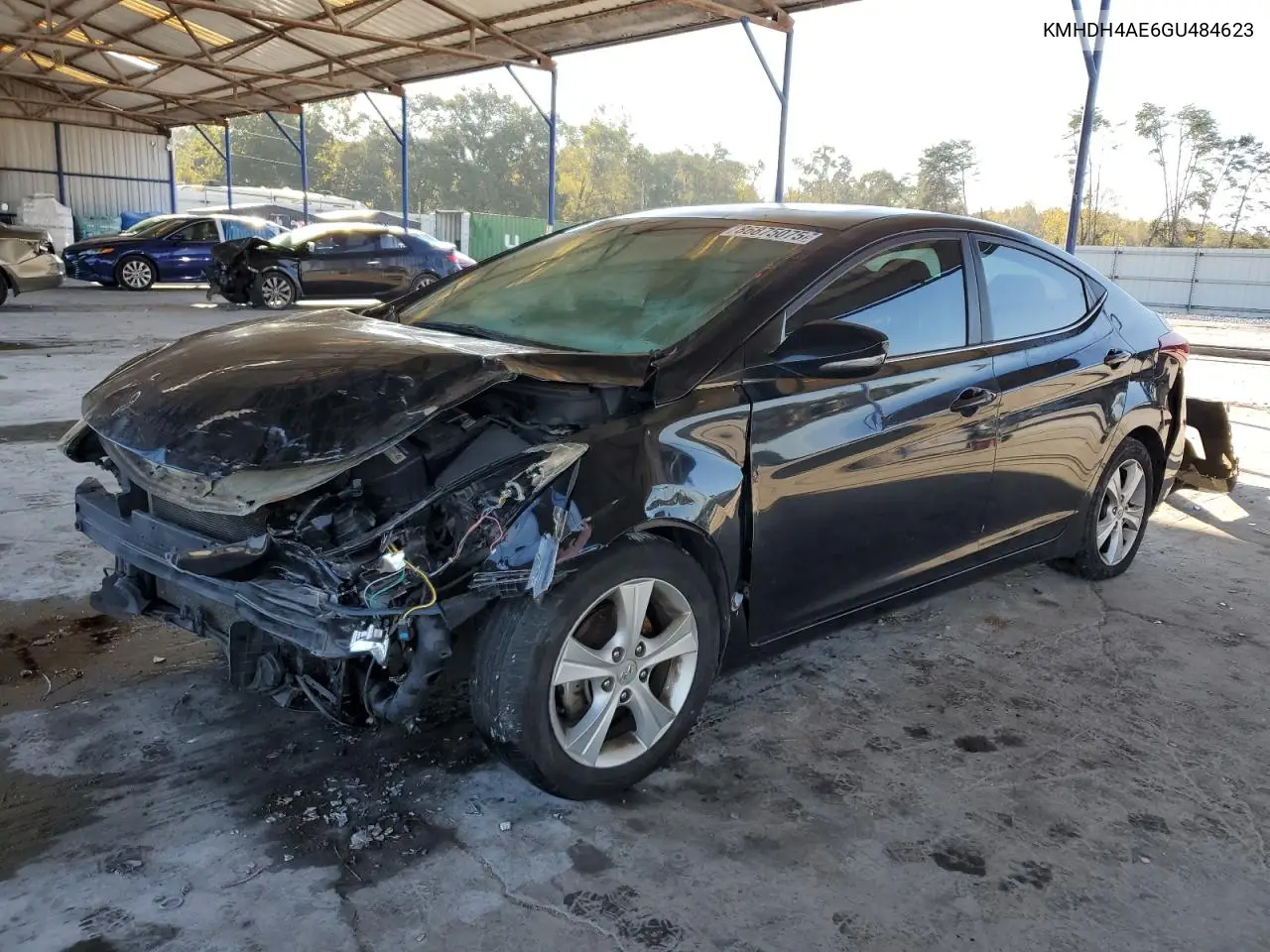 KMHDH4AE6GU484623 2016 Hyundai Elantra Se