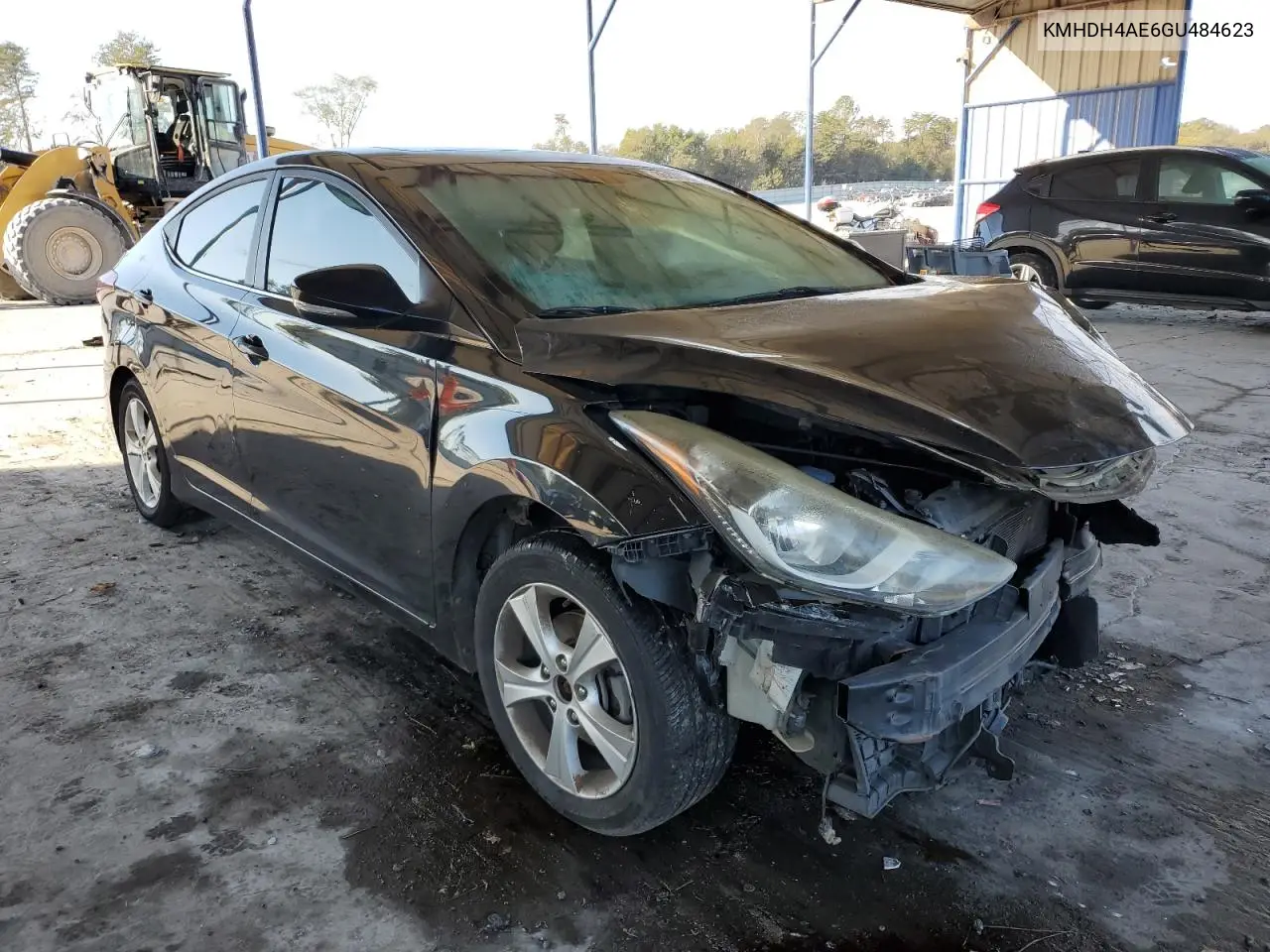 KMHDH4AE6GU484623 2016 Hyundai Elantra Se