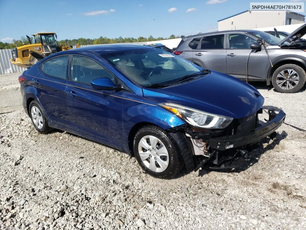 5NPDH4AE7GH781673 2016 Hyundai Elantra Se