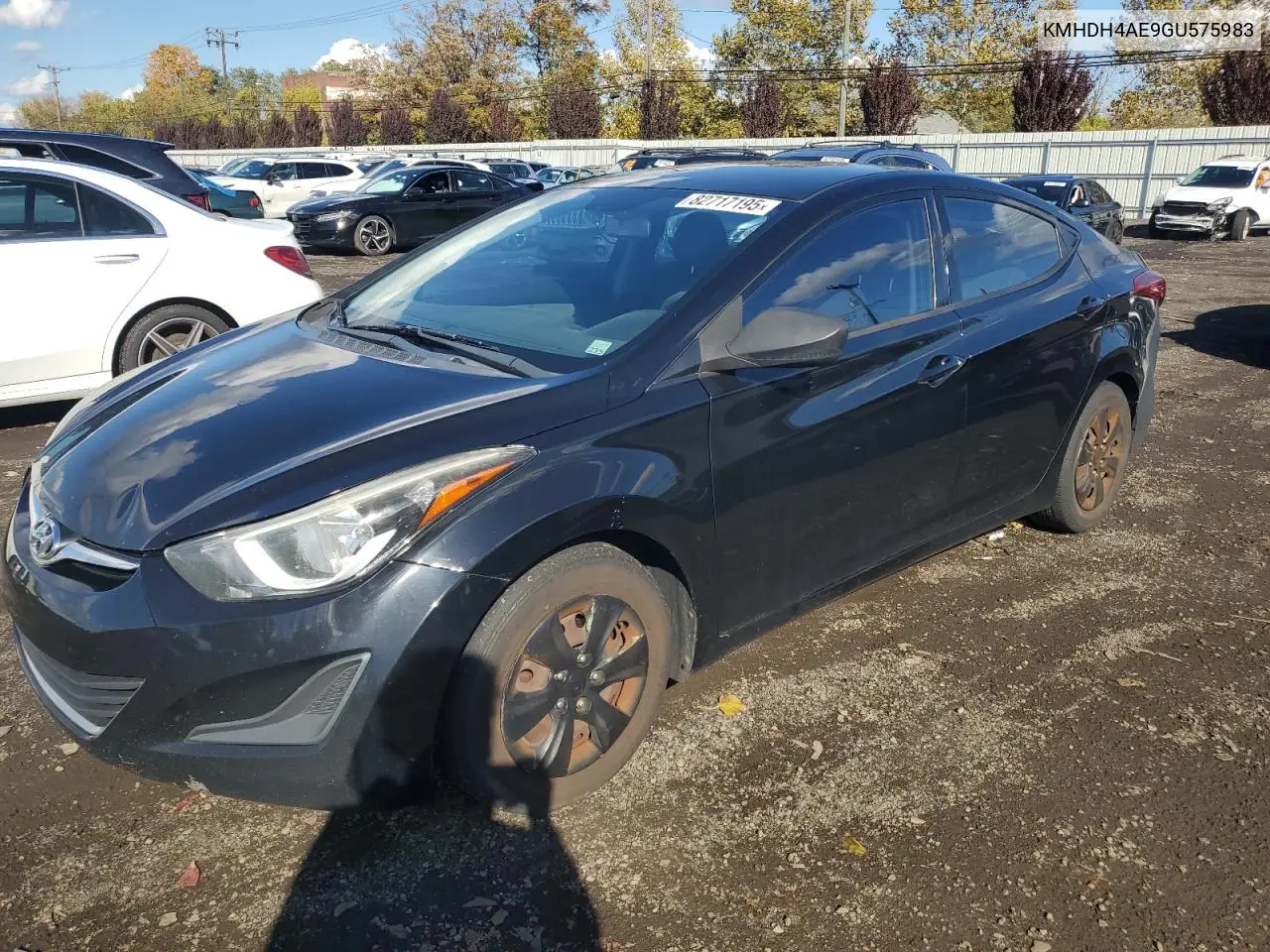 KMHDH4AE9GU575983 2016 Hyundai Elantra Se