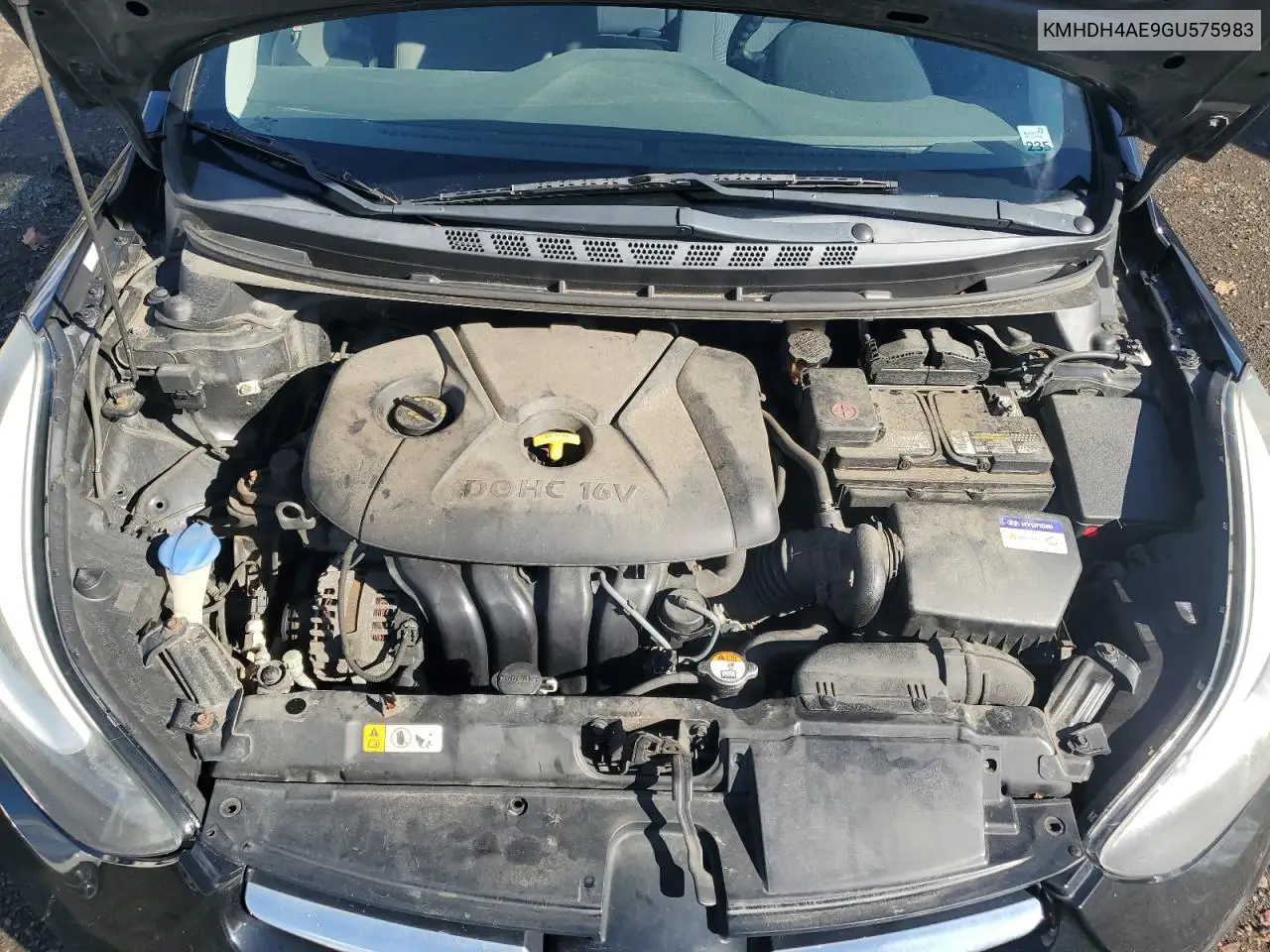 KMHDH4AE9GU575983 2016 Hyundai Elantra Se