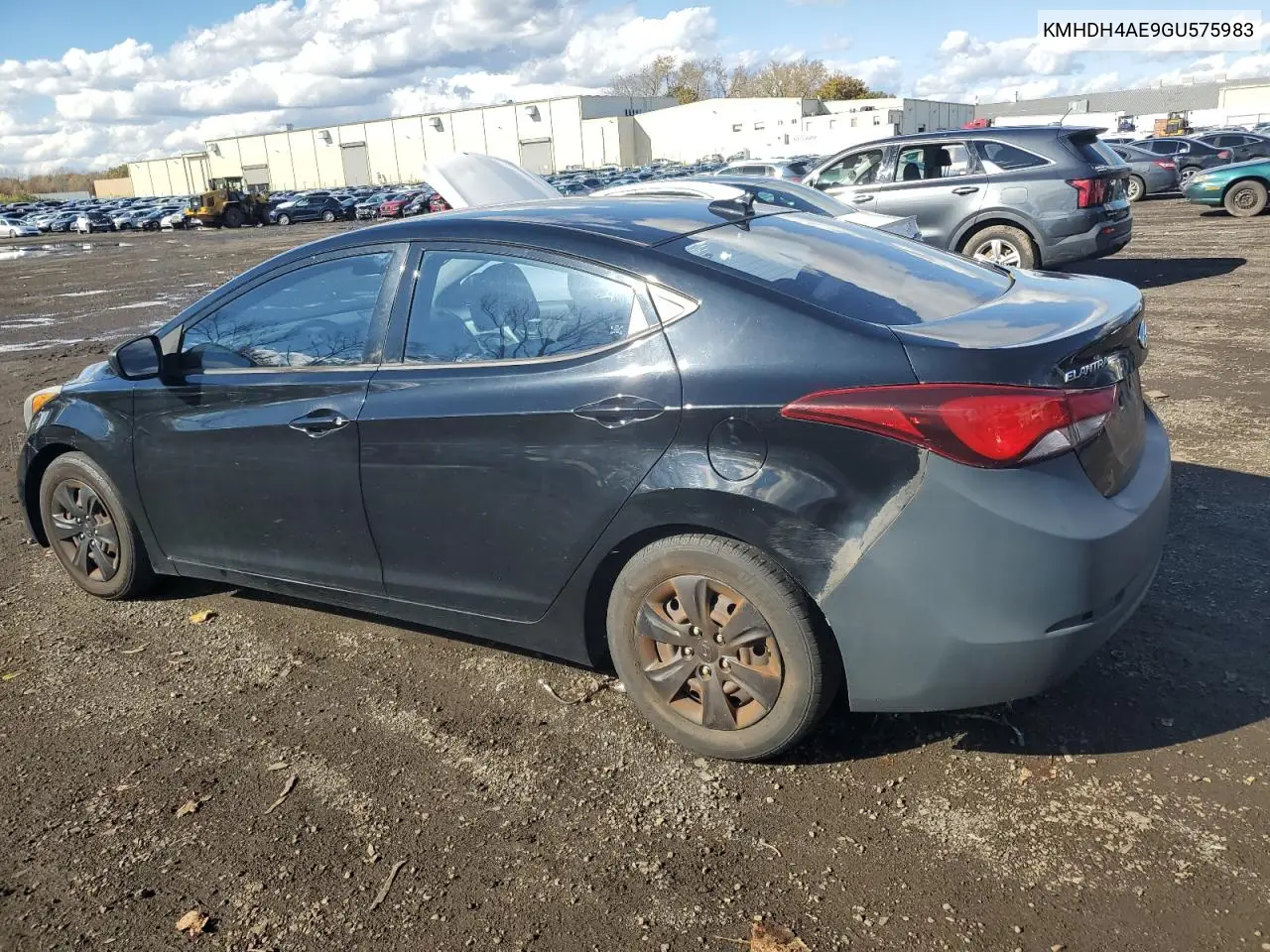 KMHDH4AE9GU575983 2016 Hyundai Elantra Se