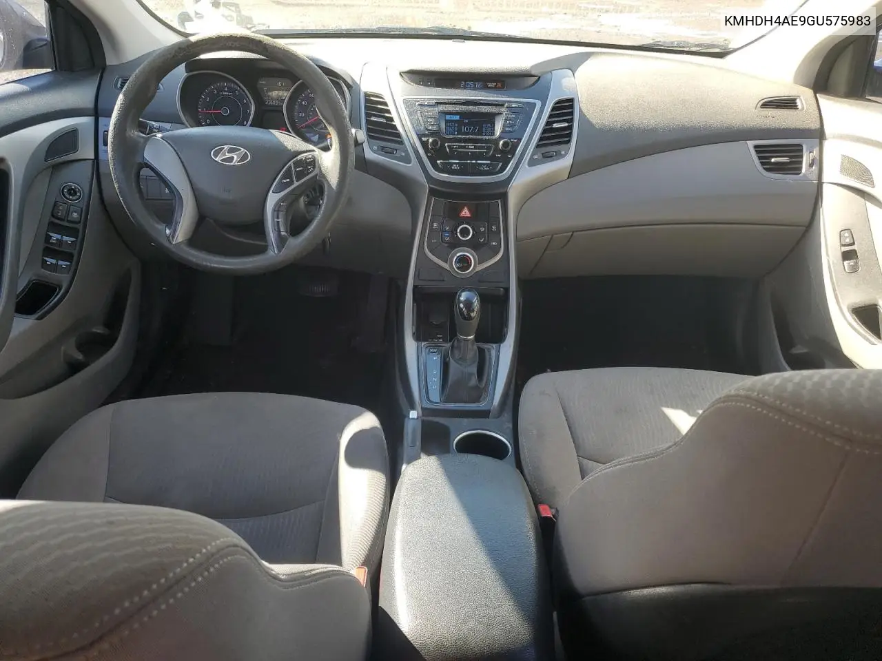 KMHDH4AE9GU575983 2016 Hyundai Elantra Se