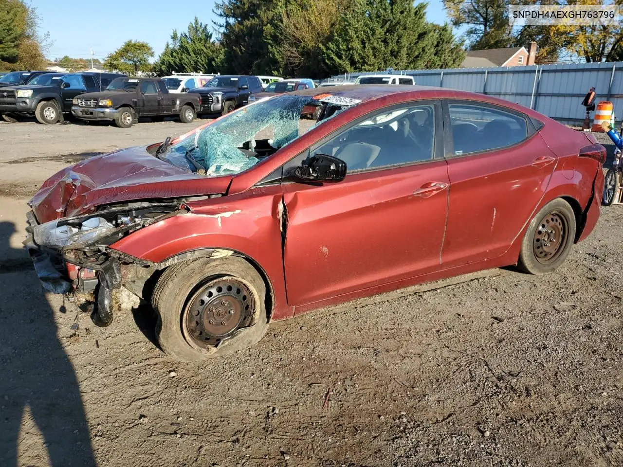 5NPDH4AEXGH763796 2016 Hyundai Elantra Se