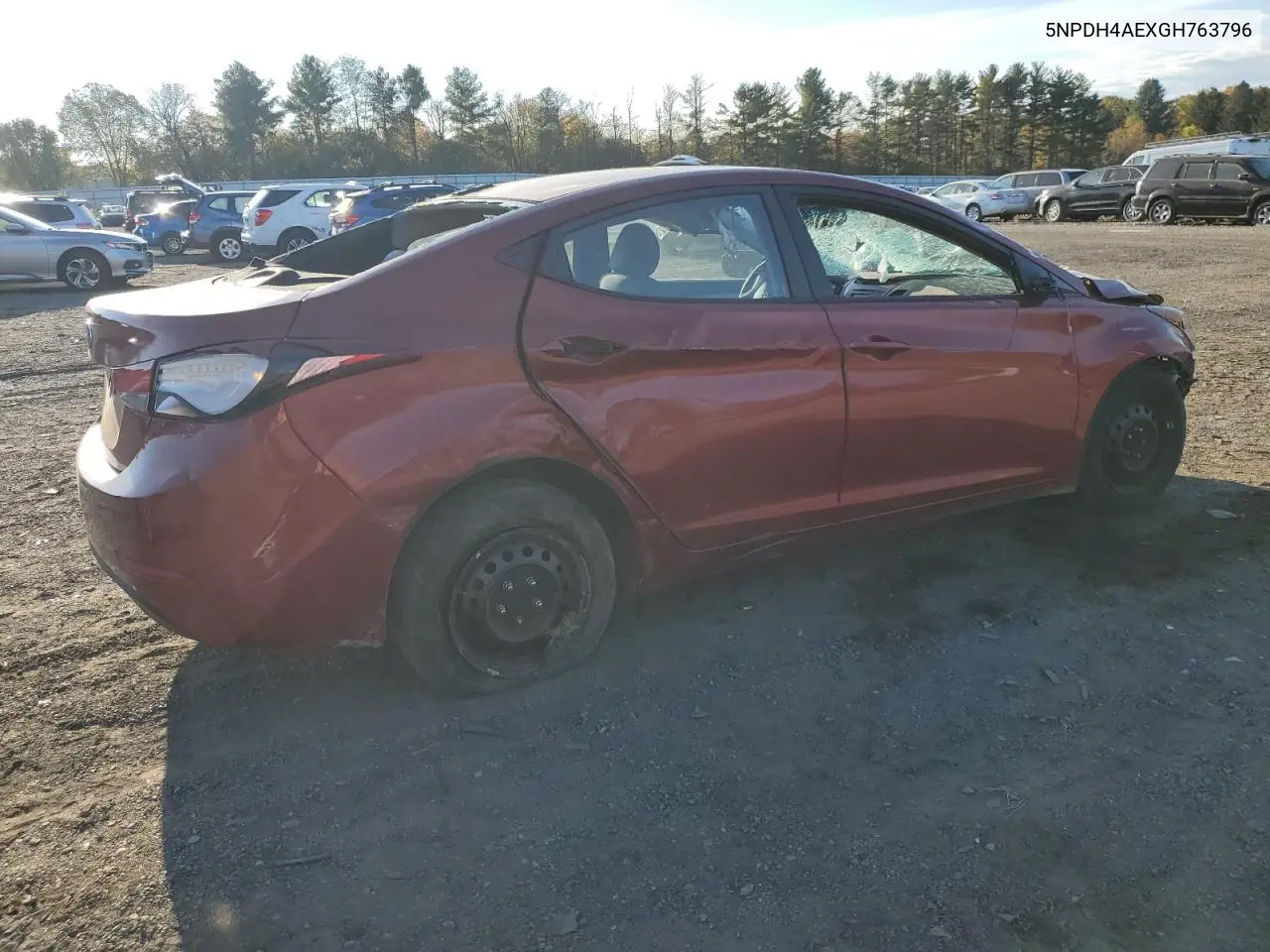 5NPDH4AEXGH763796 2016 Hyundai Elantra Se