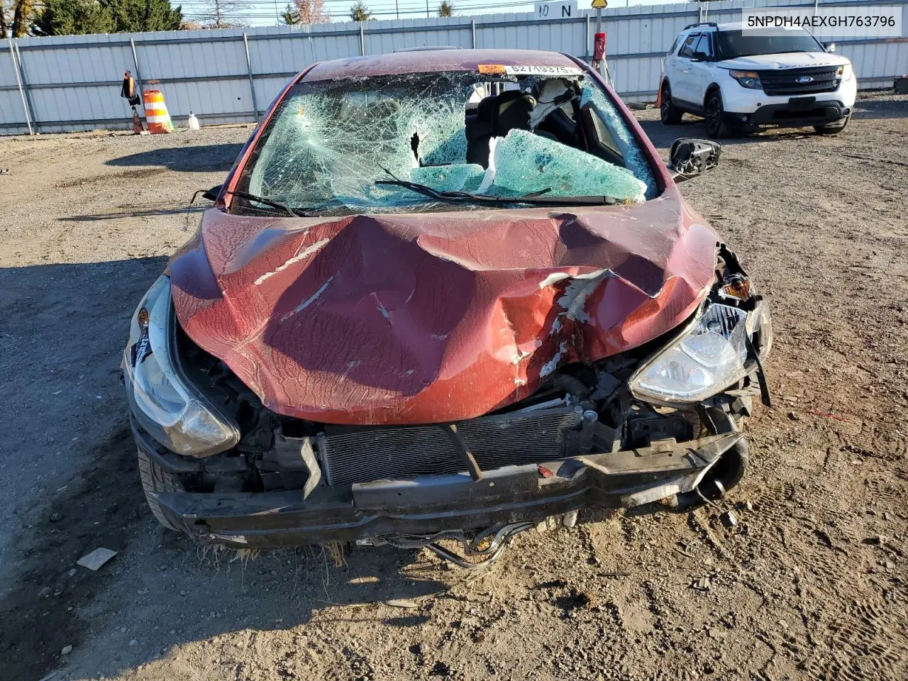 5NPDH4AEXGH763796 2016 Hyundai Elantra Se