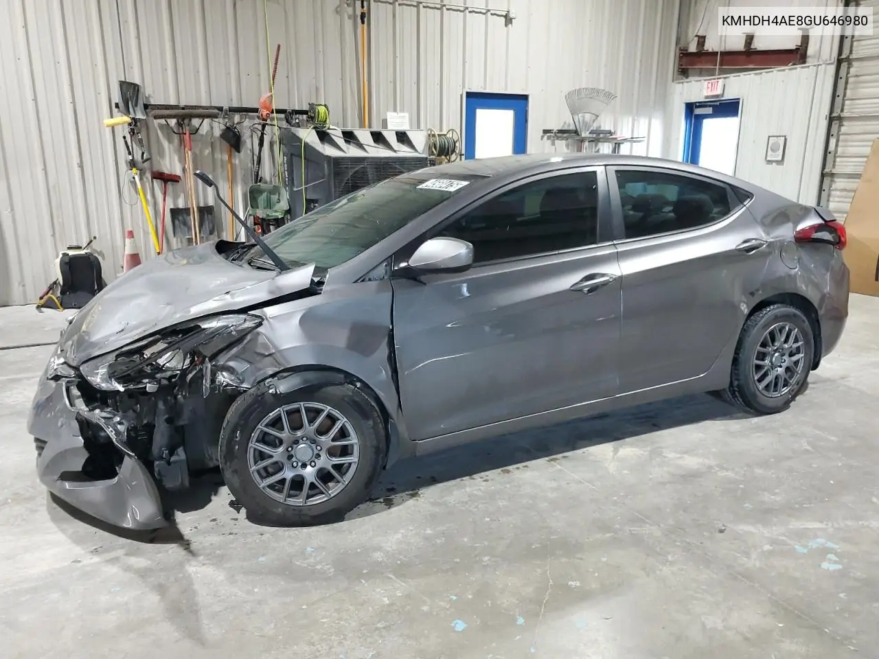 KMHDH4AE8GU646980 2016 Hyundai Elantra Se
