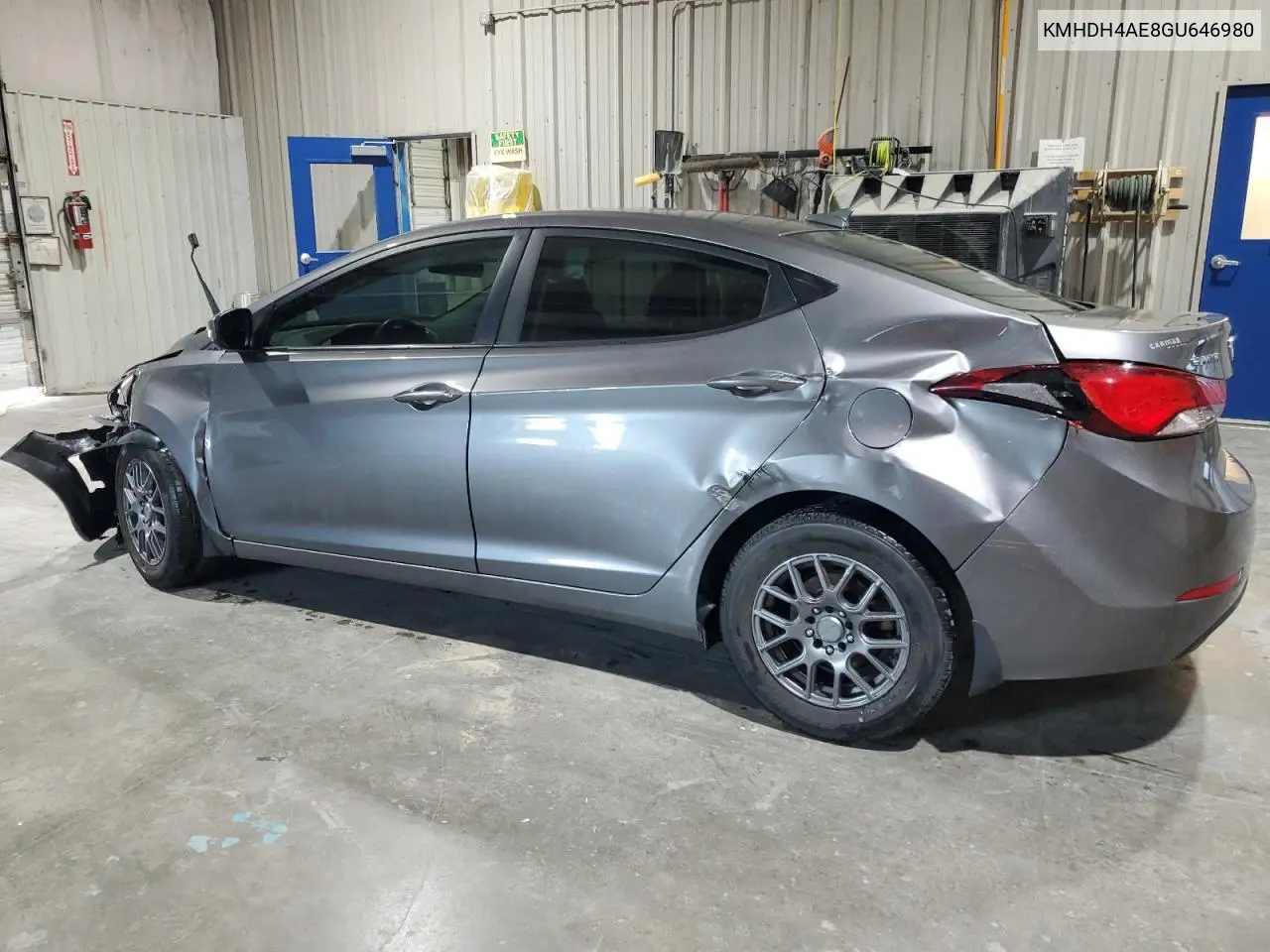 KMHDH4AE8GU646980 2016 Hyundai Elantra Se