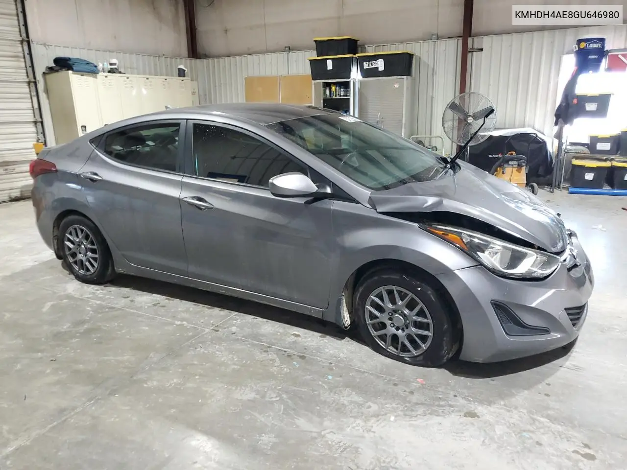 KMHDH4AE8GU646980 2016 Hyundai Elantra Se