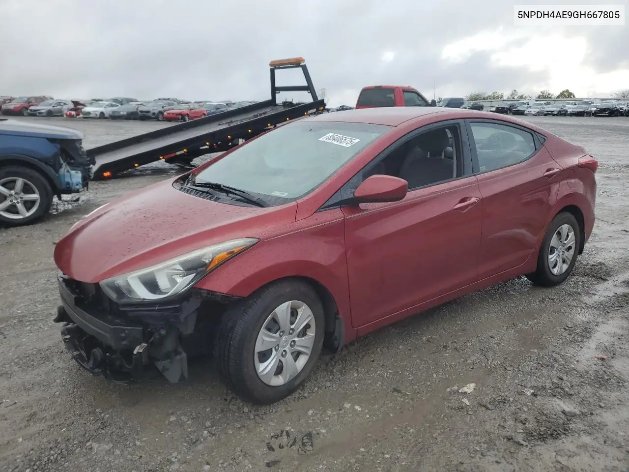 5NPDH4AE9GH667805 2016 Hyundai Elantra Se