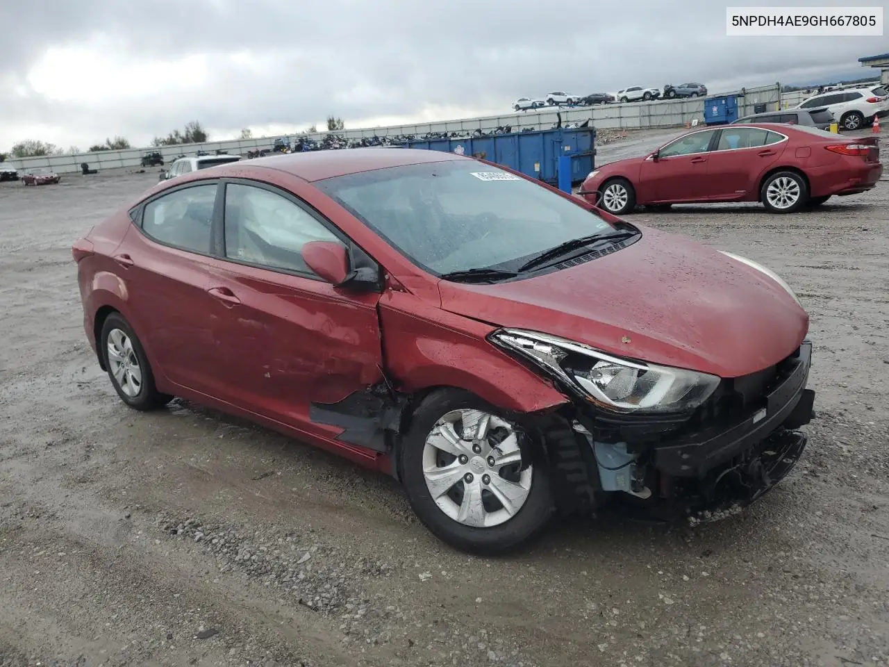 5NPDH4AE9GH667805 2016 Hyundai Elantra Se