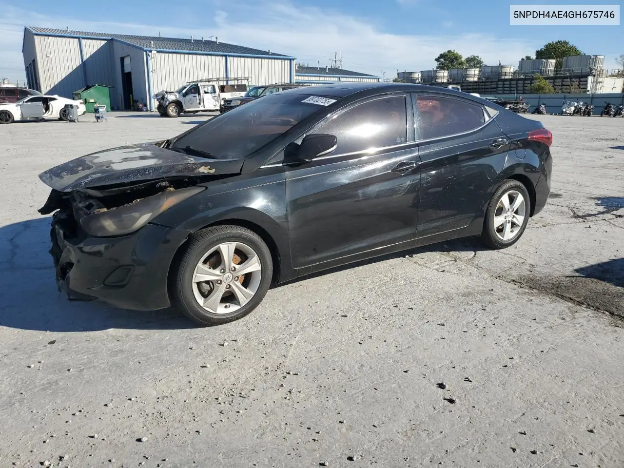 5NPDH4AE4GH675746 2016 Hyundai Elantra Se