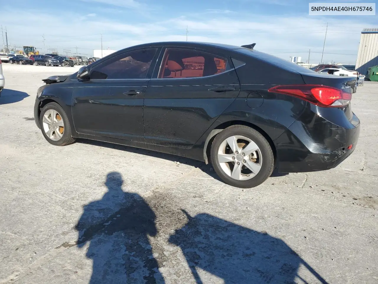 5NPDH4AE4GH675746 2016 Hyundai Elantra Se