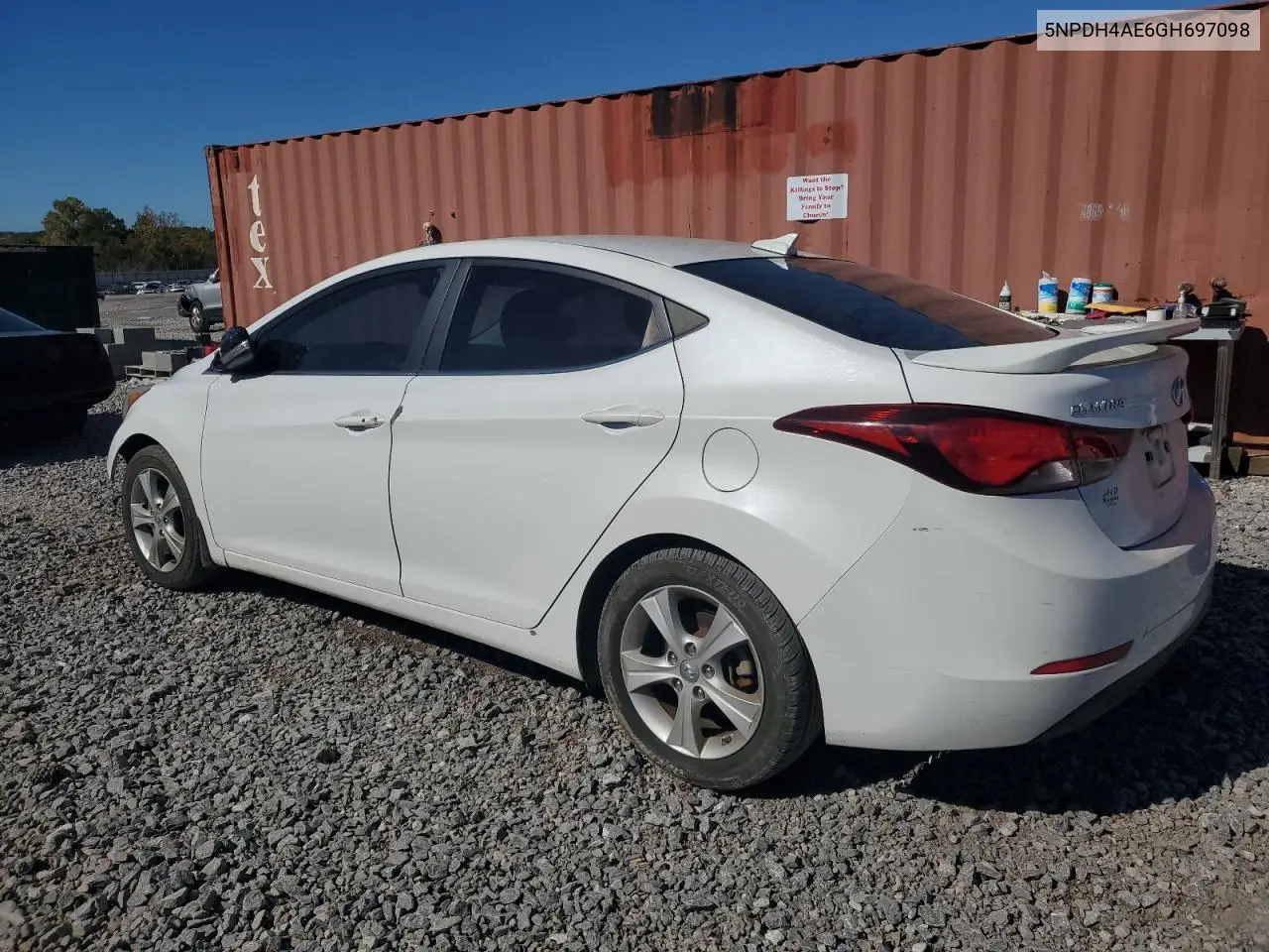 5NPDH4AE6GH697098 2016 Hyundai Elantra Se