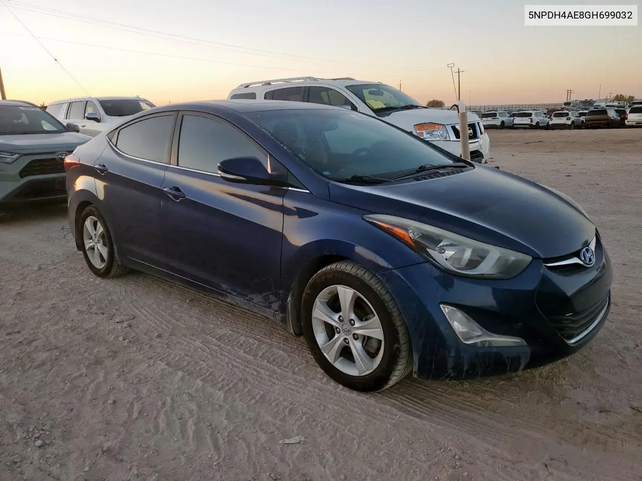 5NPDH4AE8GH699032 2016 Hyundai Elantra Se