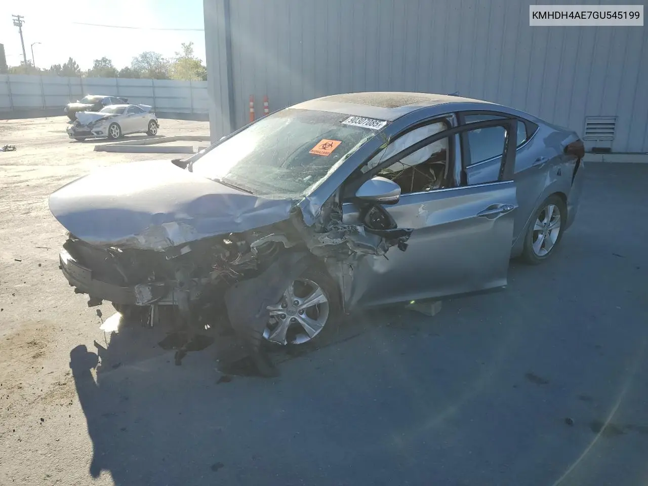 KMHDH4AE7GU545199 2016 Hyundai Elantra Se
