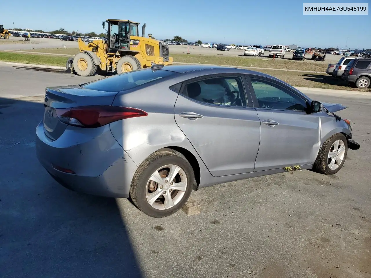 KMHDH4AE7GU545199 2016 Hyundai Elantra Se